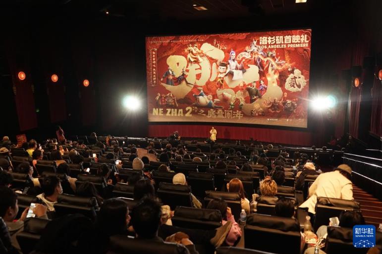《哪吒之魔童闹海》北美首映礼在洛杉矶举行