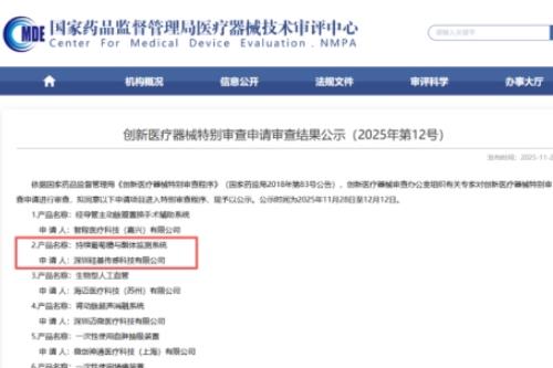 官宣丨硅基仿生持续葡萄糖与酮体监测系统正式进入国家创新医疗器械特别审查程序